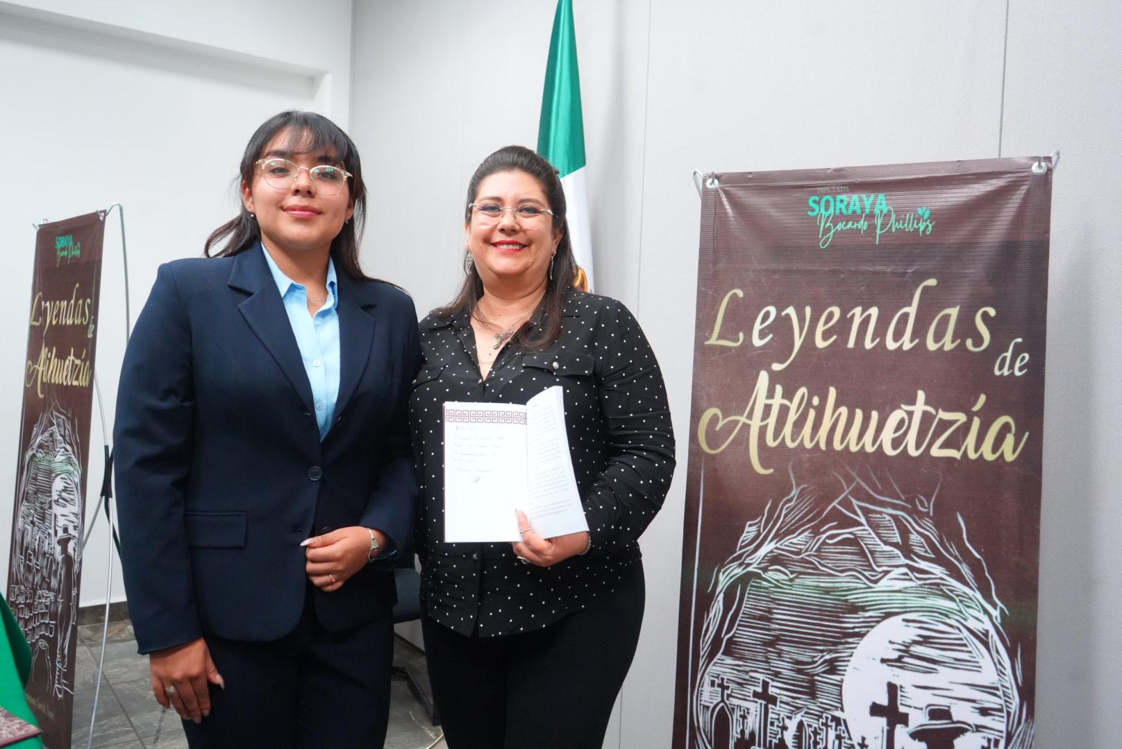 Presentan en el Congreso del Estado, el libro 'Leyendas de Atlihuetzía'